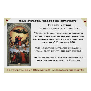 La quatrième affiche glorieuse sur le mystère