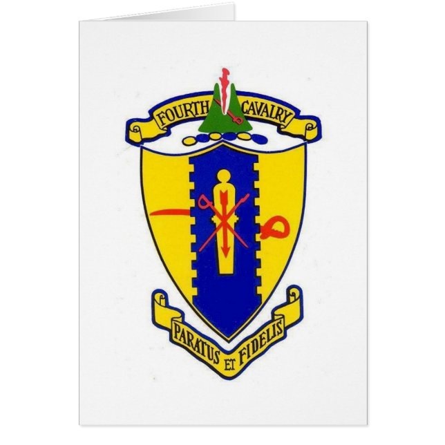 La quatrième cavalerie crest (Devant)