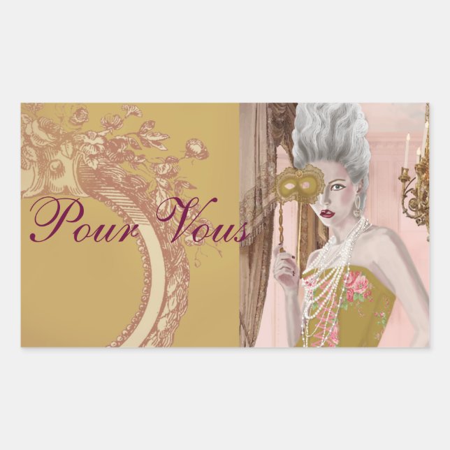 La question c'est le client fPour Vous étiquette (Devant)