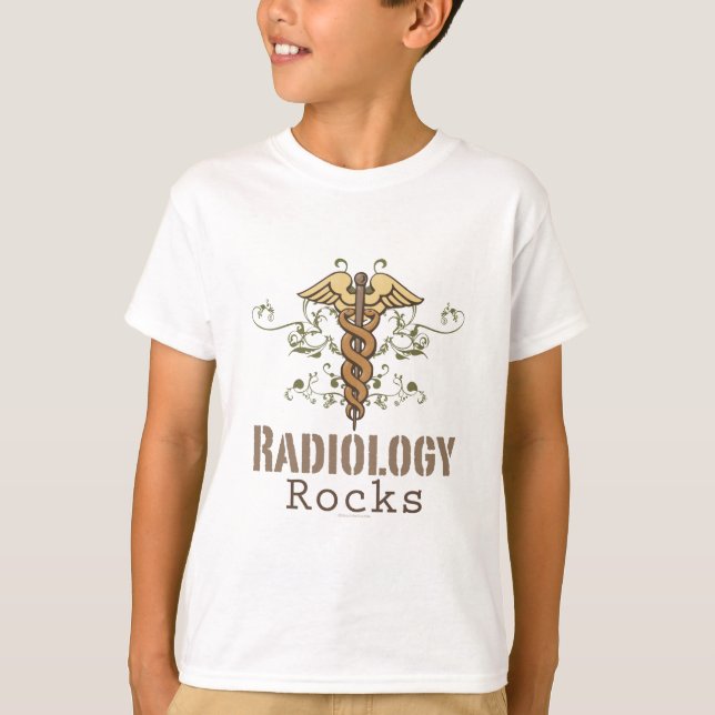 La radiologie bascule le T-shirt d'enfants de (Devant)