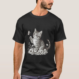 La Rage Me Consume T-shirt Mignon de Chat Drôle et