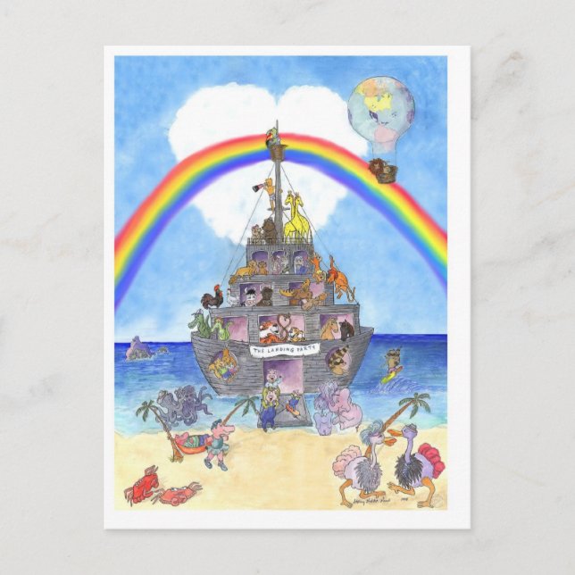 La réception II, carte postale de Noé's Ark (Devant)