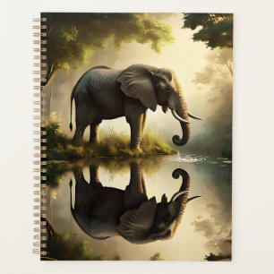 La réflexion d'un éléphant