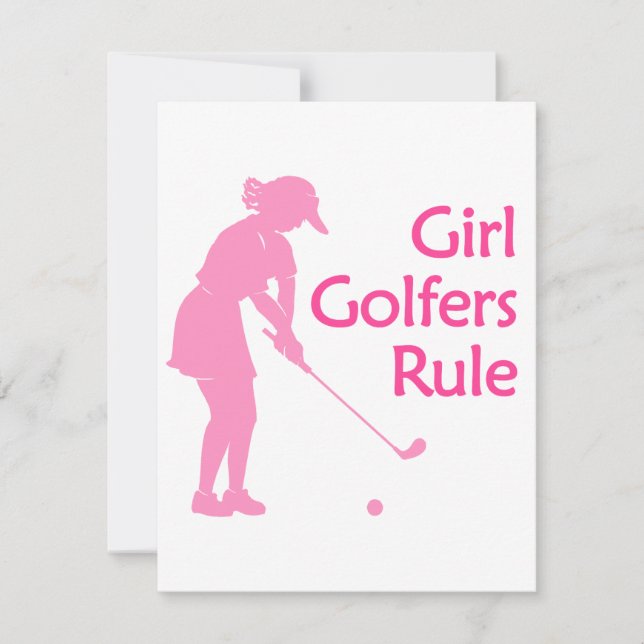 La règle des filles golfeuses (Devant)