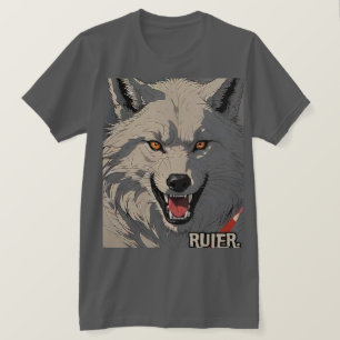 La règle   T-shirt Wolf agressif Design pour homme