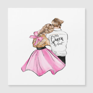 La Reine de mon cœur couple de la Saint-Valentin a