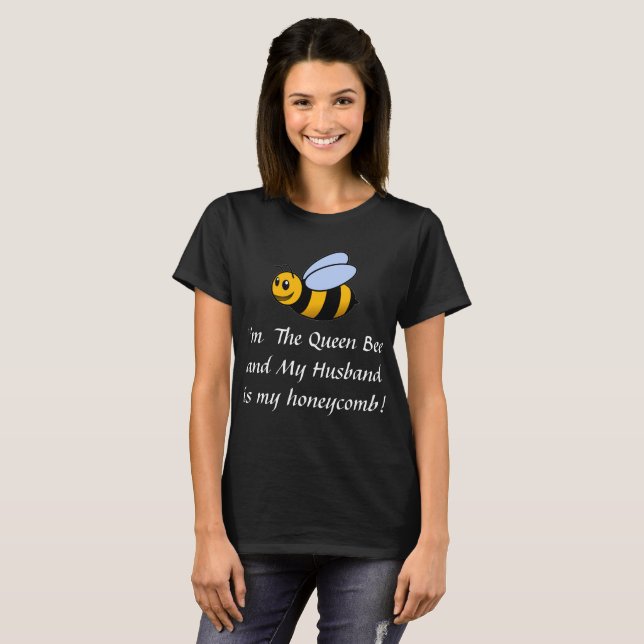 La reine des abeilles et son mari ! T-shirt (Devant entier)