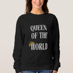 La reine du monde a accueilli la sweatshirt fémini