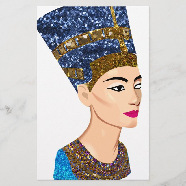 la reine égyptienne nefertiti (Devant)