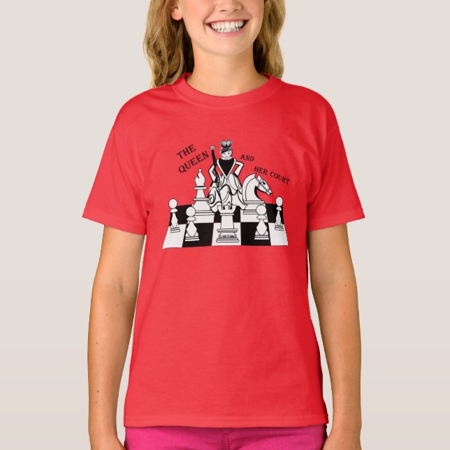 La reine et sa cour, T-shirt de la jeunesse de (Devant)