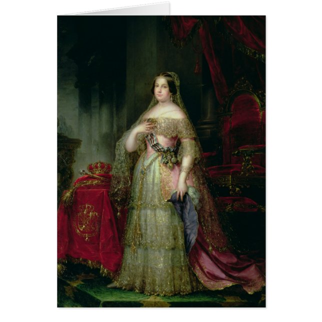 La Reine Isabella II de l'Espagne (Devant)