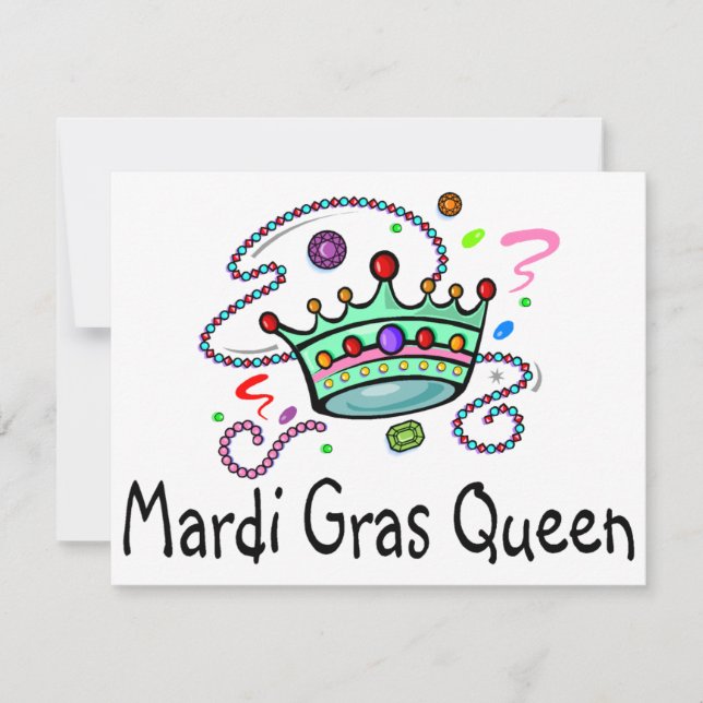 La reine Mardi Gras (Devant)
