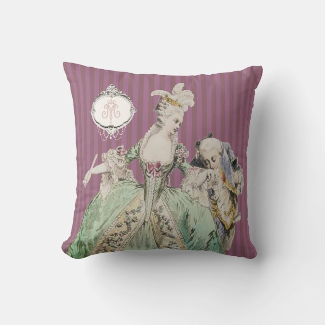 La Reine Marie Antoinette - coussin (Recto)