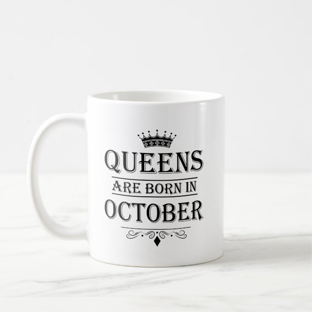 La Reine sont en octobre les tasses nées (Gauche)
