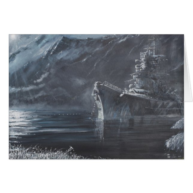 La Reine Unique Du Nord Tirpitz Norvège1944 (Devant horizontal)