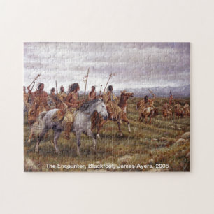 La rencontre, puzzle de Natif américain