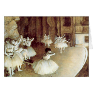 La répétition de Degas sur scène