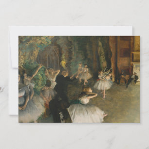 La répétition du ballet sur scène   Edgar Degas