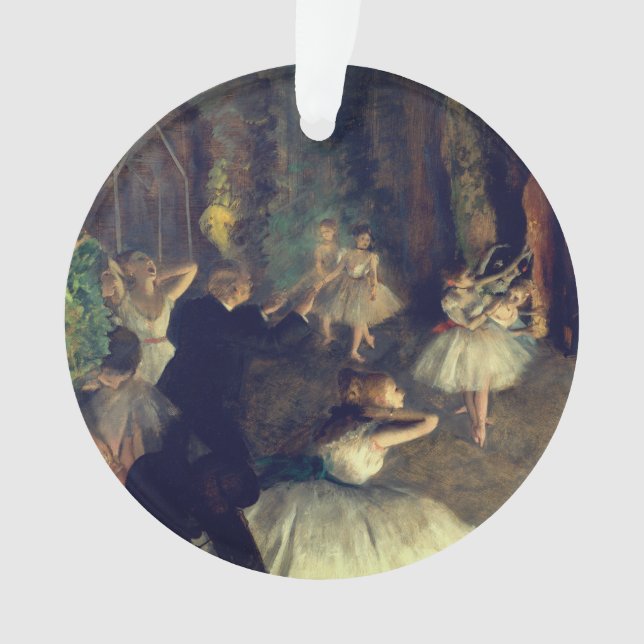 La répétition du ballet sur scène, par Degas : (devant)
