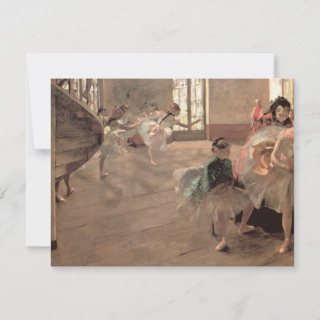 La Répétition par Edgar Degas, Art de ballet vinta (Devant)