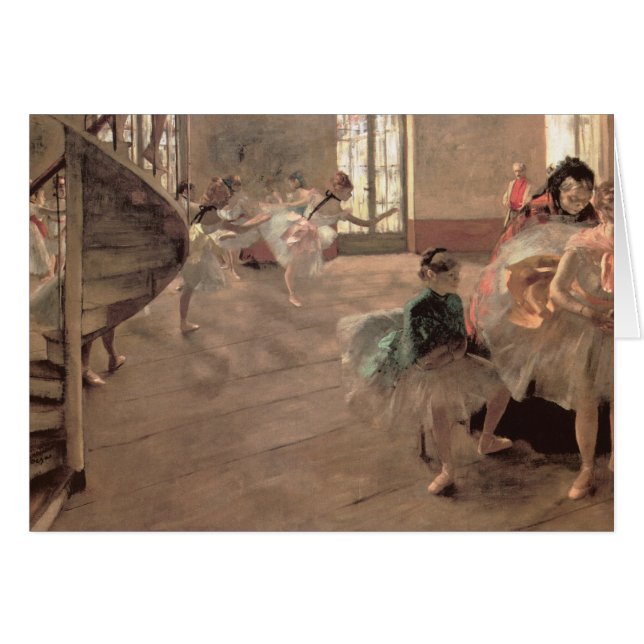 La Répétition par Edgar Degas, Art de ballet vinta (Devant horizontal)