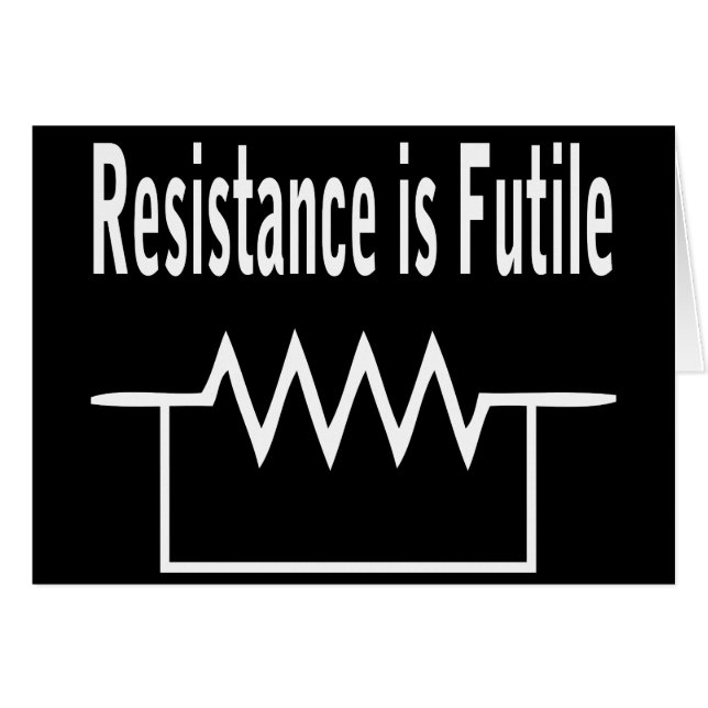 La résistance est futile (Devant horizontal)