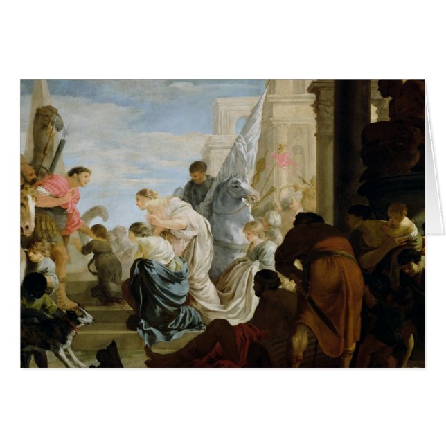 La réunion d'Anthony et de Cléopâtre, c.1645 (Devant horizontal)