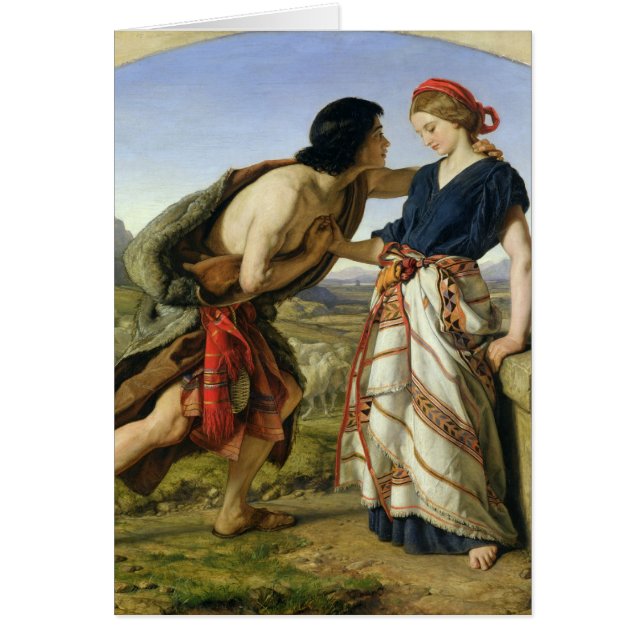 La réunion de Jacob et de Rachel, 1853 (Devant)