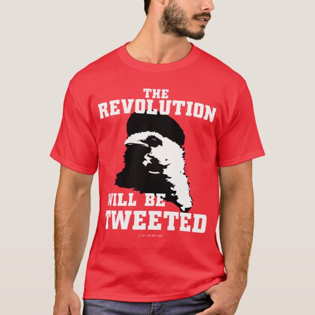 La révolution sera T-shirt gazouillé (Devant)