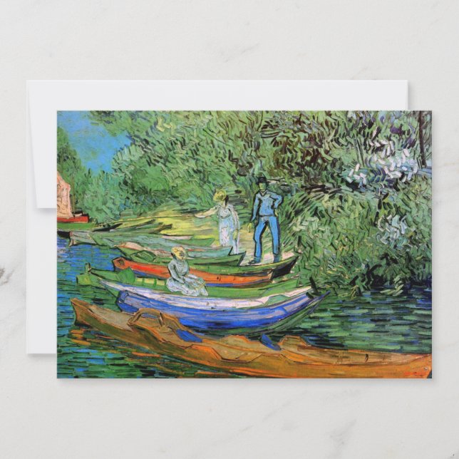 La rive de l'Oise à Auvers par Vincent van Gogh (Devant)