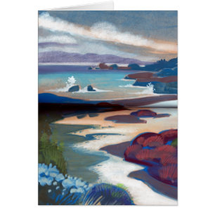 La rivière et la carte de rivage