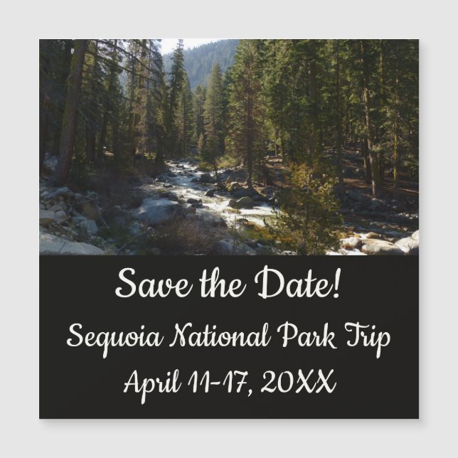 La rivière Kaweah dans le parc national de Sequoia (Devant)