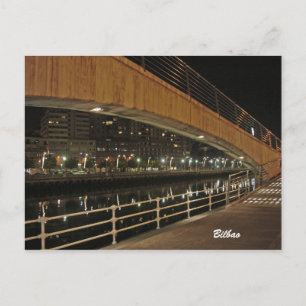 La rivière Nervión à Bilbao Carte postale