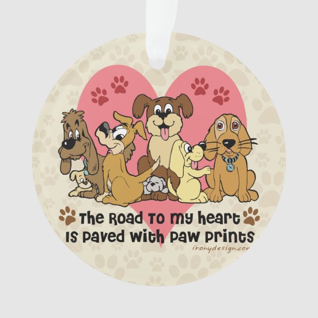 La route à mes chiens de coeur (devant)