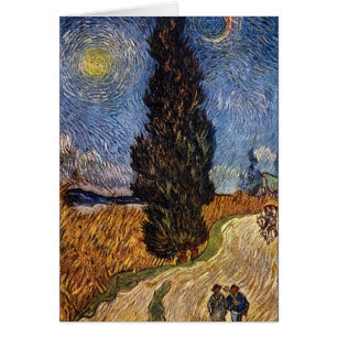 La route de Cypress par Vincent Willem Van Gogh