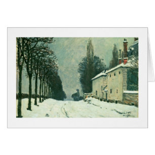 La Route de Louveciennes, Hiver, 1874 (huile sur
