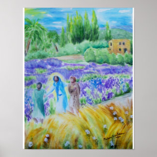 La route vers Emmaüs Poster Acrylique