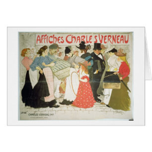 "La rue", affiche pour l'imprimante Charles Verne