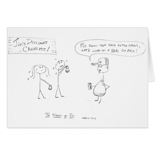 La sagesse de JIM :  La remise Crossfit de JIM (Devant horizontal)