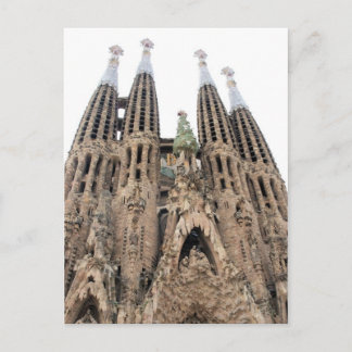La Sagrada Familia - Barcelone, Espagne Carte post