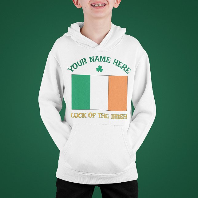 La Saint-Patrick Irlande Drapeau Nom personnalisé  (Créateur téléchargé)