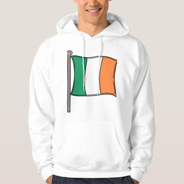 la Saint-Patrick, sweat à capuche 🍀 (Devant)