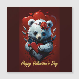 la Saint-Valentin avec un ours en peluche riche