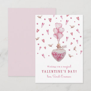 La Saint-Valentin de la classe aux coeurs roses
