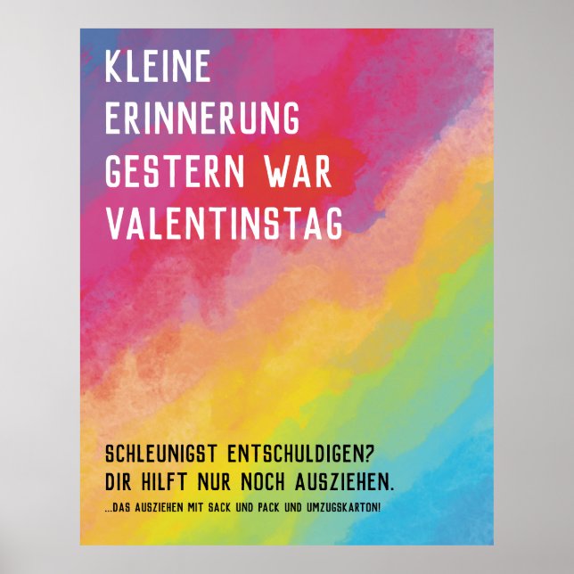 La Saint-Valentin oublie les affiches (Devant)