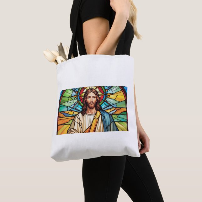 La Sainte Face de Jésus Épaule Sac fourre-tout cla (De près)