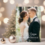 LA SAISON | faire-part mariage de vacances<br><div class="desc">Une magnifique photo mariage des jeunes mariés. Les caractéristiques de cette carte peuvent être personnalisées.</div>