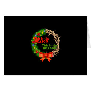 La saison La raison Laurel Wreath Jesus Christia