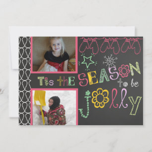 La saison pour être Jolly Holiday Carte photo