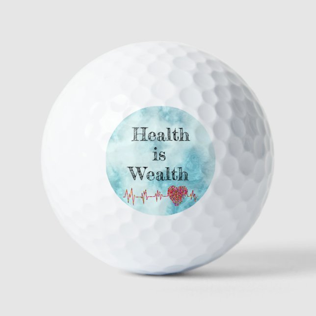 La Santé, c'est la richesse des balles de golf (Recto)